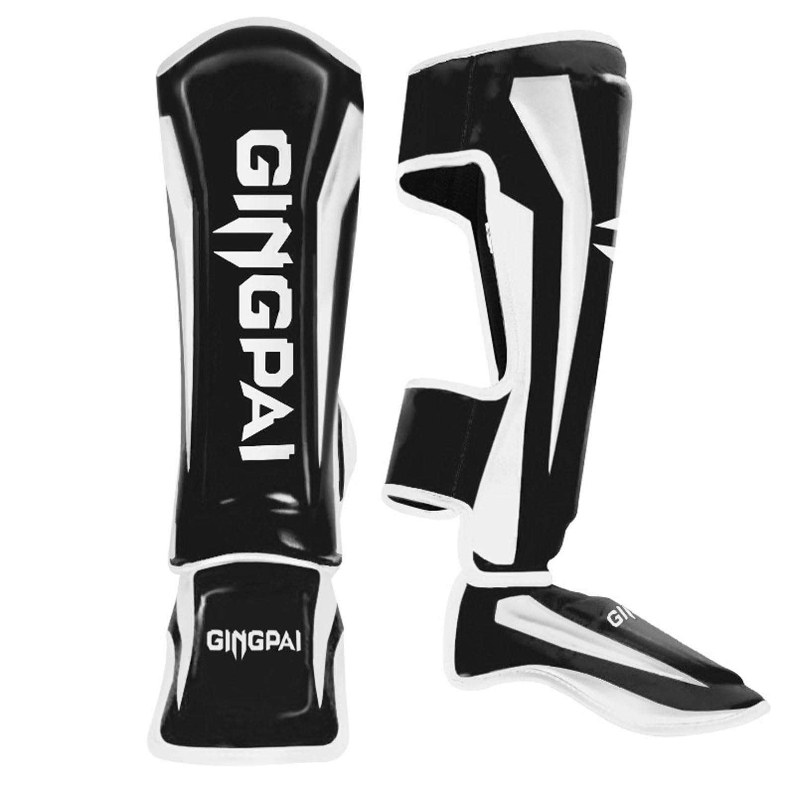 Set De Espinilleras De Kickboxing Con Guantes De Boxeo De 16 Oz - Protección Ajustable Para MMA, Muay Thai Y Entrenamiento