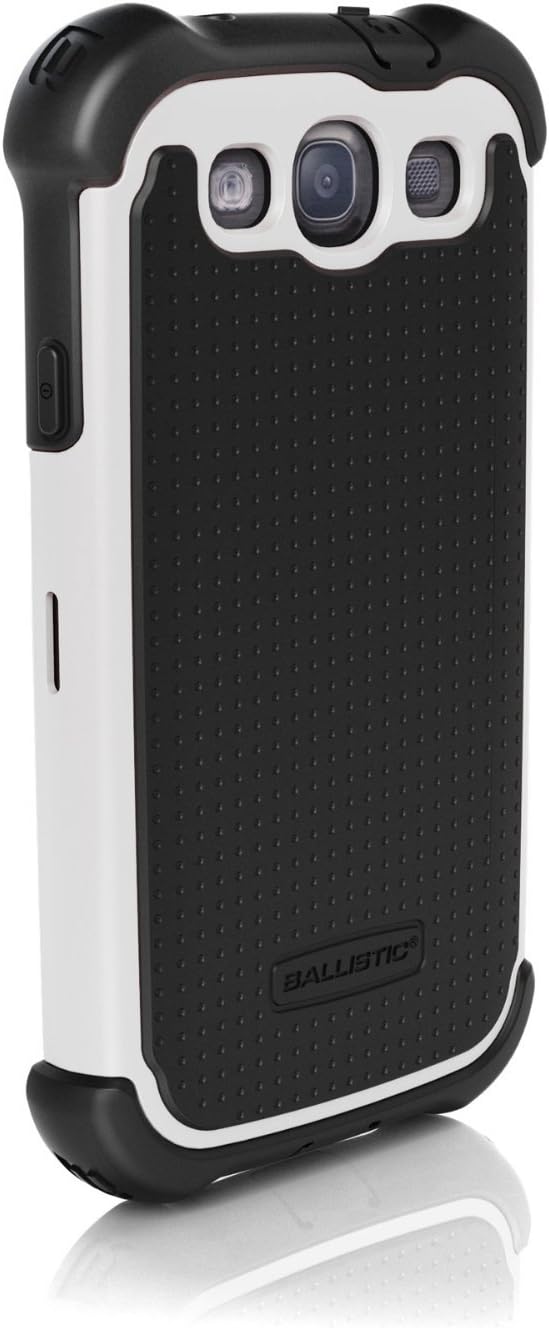 Ballistic BLCSX0932M385 Case for Samsung Galaxy SIII SG MAXX - 1 Pack - Retail Packaging - Black and White