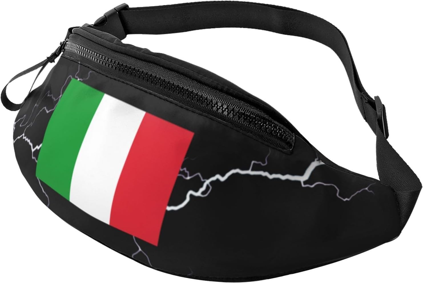 Waistpacks Italia Italy Italian Flag, Cycling Waist Bag Fashion Belt Bag Elegant Sports Waist Pouch for Fitness Men Sports
