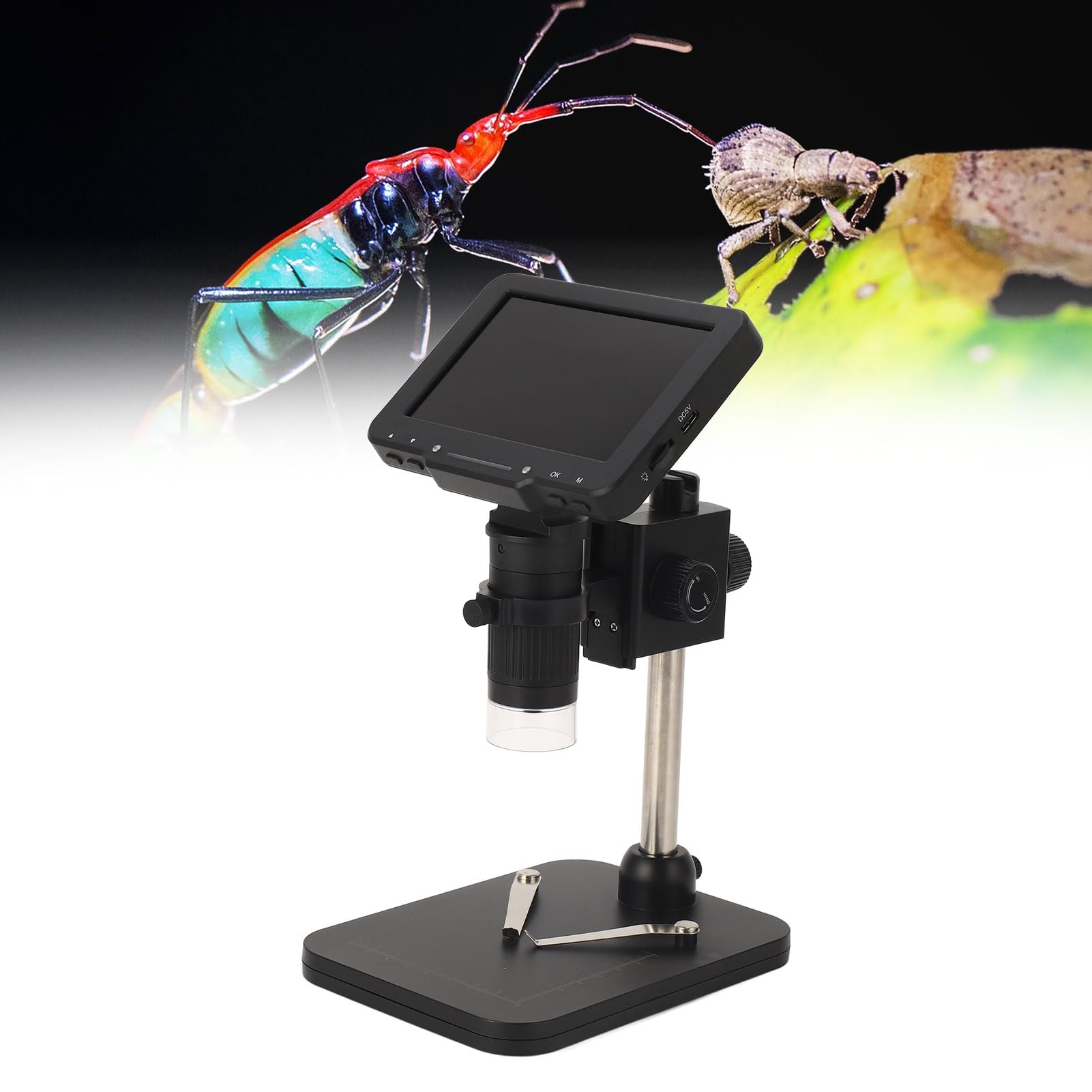 Biologisches Mikroskop, 10–40 Mm Brennweite, Bis zu 1000-fache Vergrößerung, Einstellbar für die Prüfung Digitaler Mikroskop-Leiterplatten