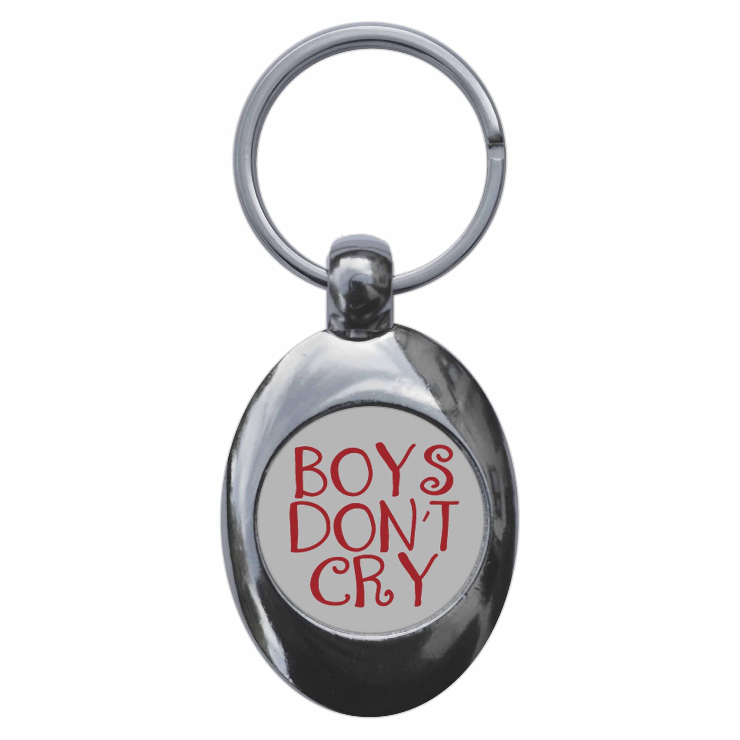 Ozorath Boys Don't Cry Keyring Keychain Key Ring Chain With Trolley Coin
