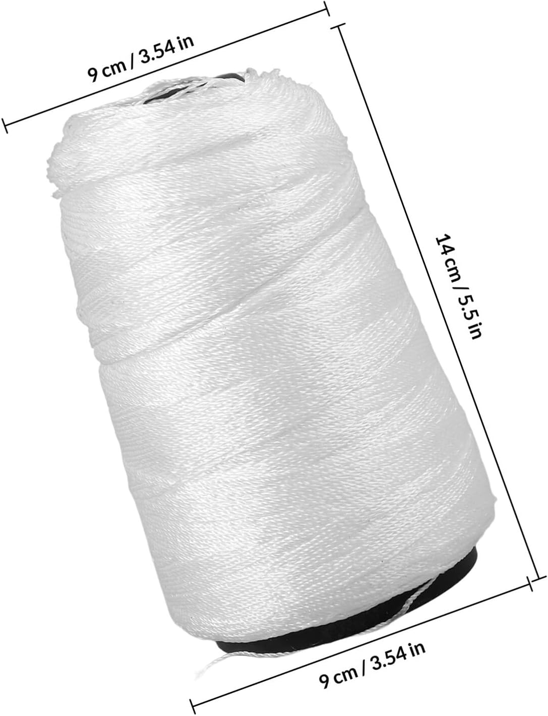 Masonry Nylon String Line Twisted Nylon Twine for Construction and Gardening Use 2 Rolls 50 Pieces Total