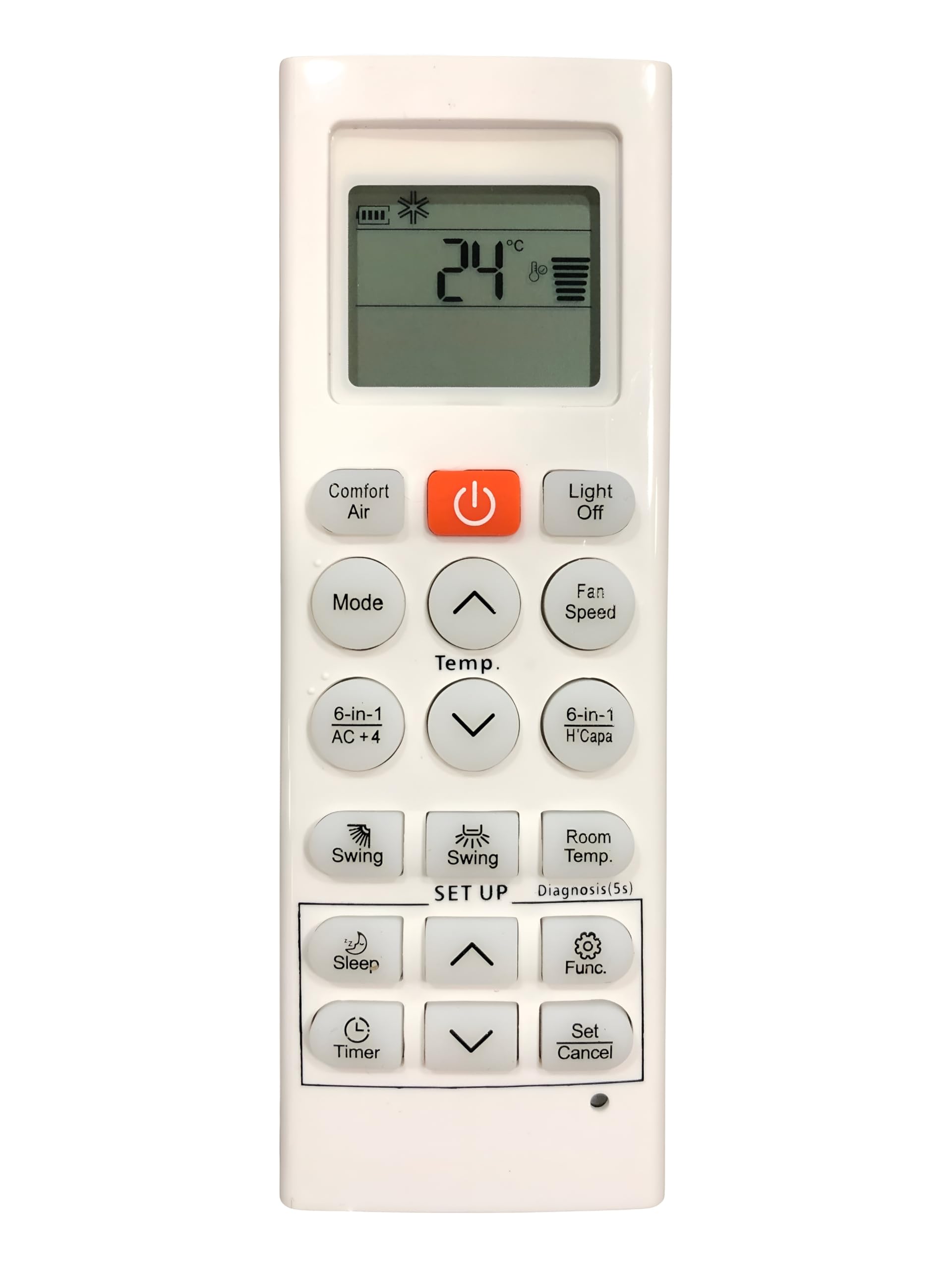 Upix AC Remote No. 36S (6-in-1 VIRAAT Mode), Compatible/Replacement for LG AC Remote Control (Exactly Same Remote Will Only Work)-image-22