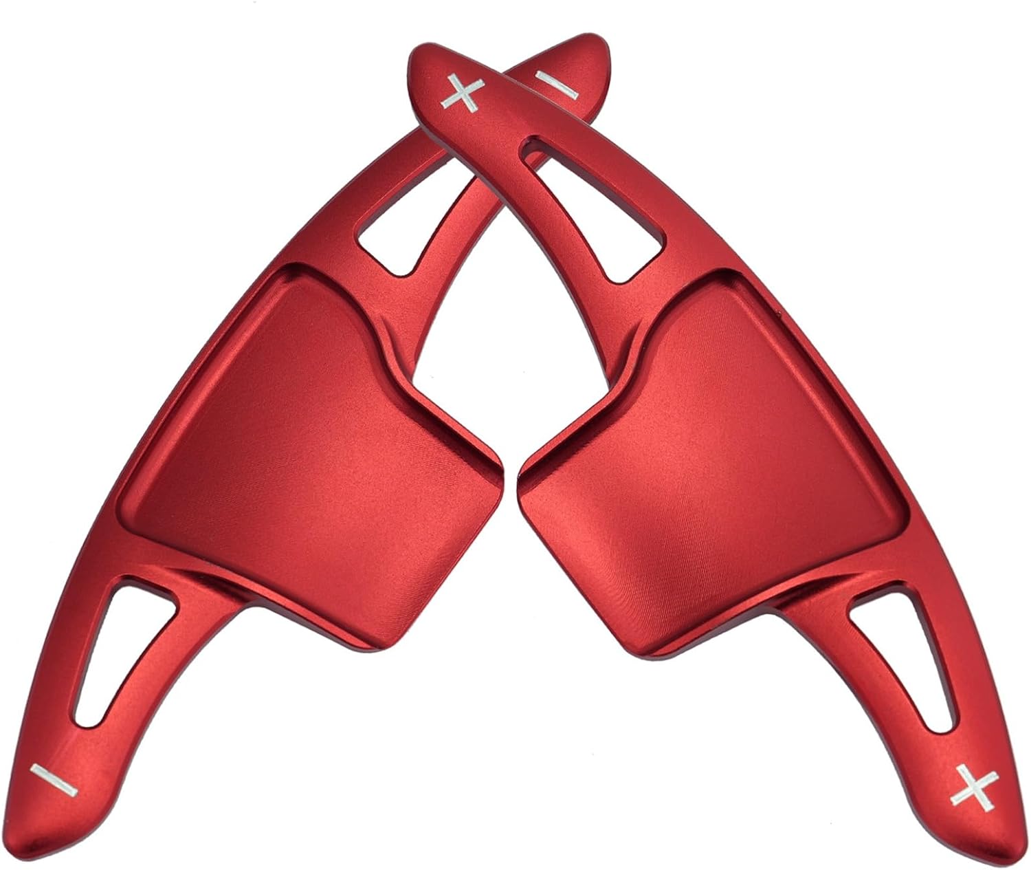 Aluminum Alloy Car Steering Wheel Shift Paddle fit for Ford 2013-2019 Explorer 2013-2019 Gen5 Explorer Paddle Shifter Extension Accessories Interior Decoration Accessories -Red