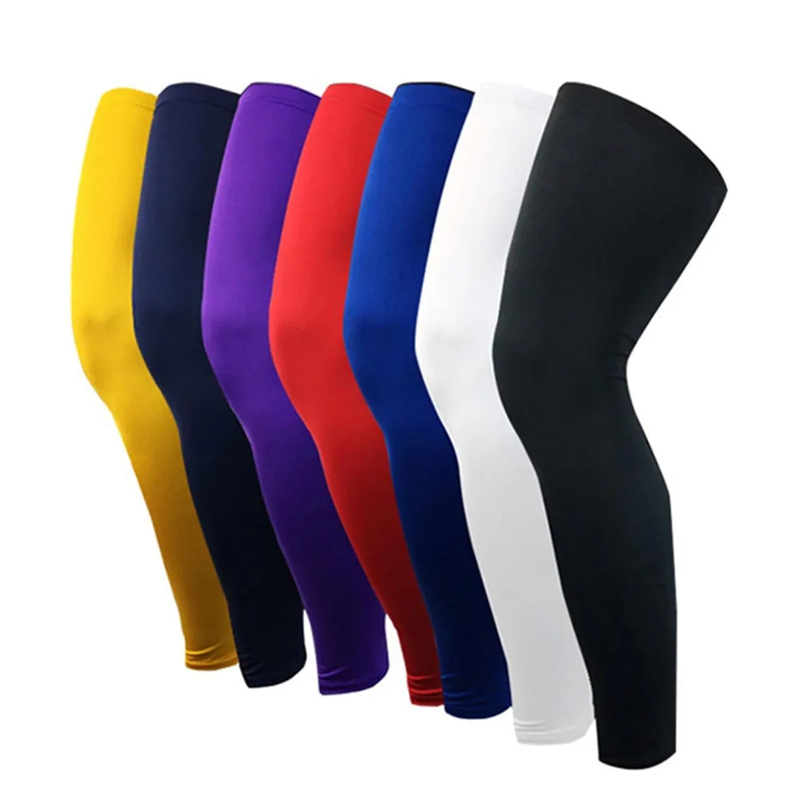 MRKU Genouillères de Sport antidérapantes, Manchons de Compression et de Maintien, 1 pièce, Sangle de Protection, Respirantes et Anti-UV, pour Le Cyclisme et Le Basketball en extérieur.