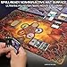 ENHANCE TCG Playmat - Tabletop Card Playmat with Stitched Edges, Smooth Surface, and Drawstring Travel Pouch - Compatible with MTG, YuGiOh, Pokemon, Lord of The Rings, and Other TCG and LCG - Flames