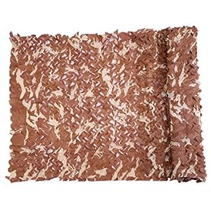 Sensong Tarnnetz Camouflage Netz Woodland Armee Tarnung Net für Deko Waldlandschaft Jagd Sichtschutz Outdoor Camping…