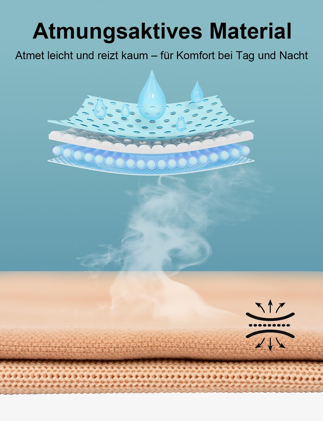 Medicale Bas de Contention Femme et Homme 20-30mmhg Classe 2, Soutien Graduel Chaussettes de Contention pour Les varices, l'œdème, Vol de Voyage - 5