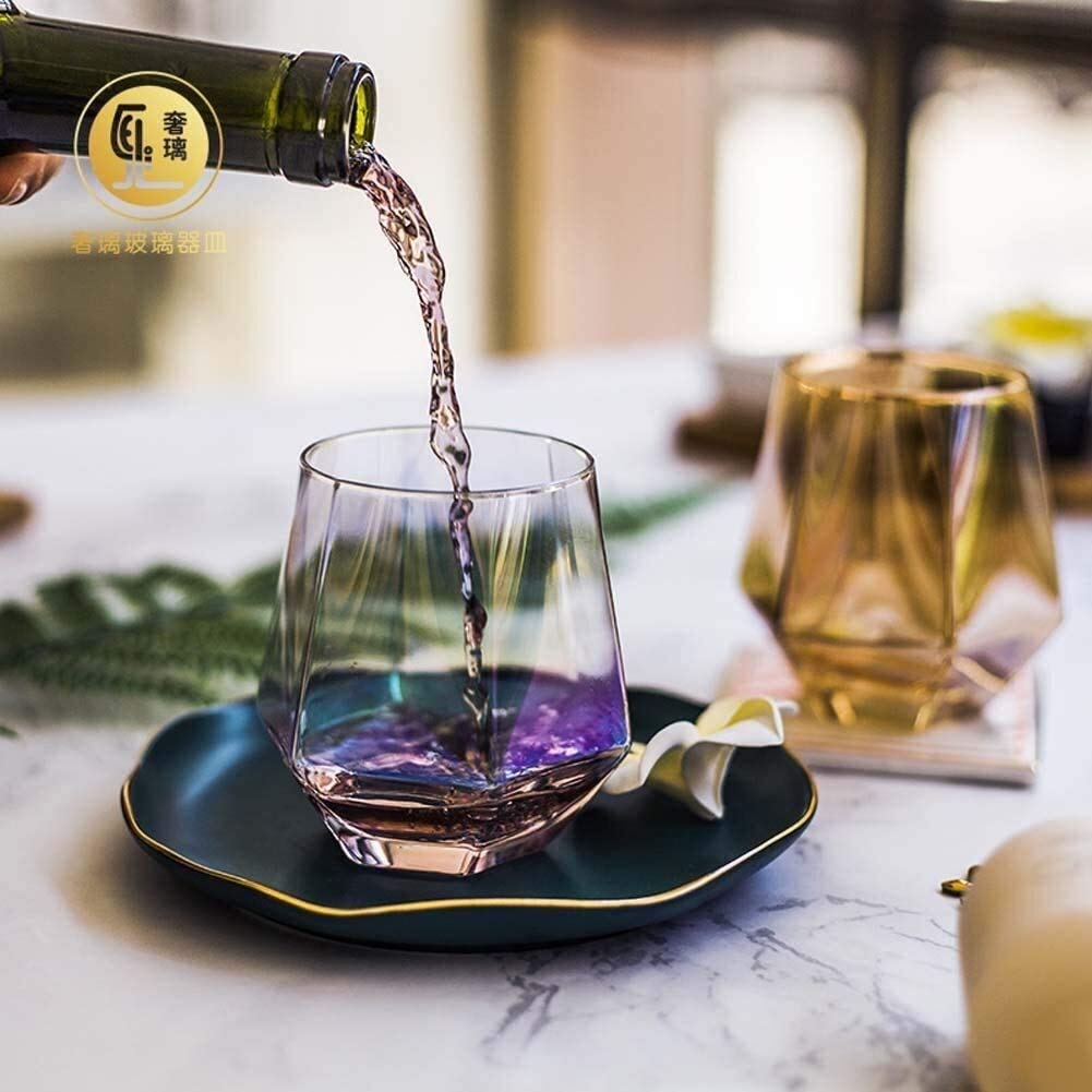 Karafka do whisky Karafka do wina Zestaw 2 kieliszków do whisky Niezniszczalne szklanki do wody pitnej Premium 300 ml Idealnie wyważone
