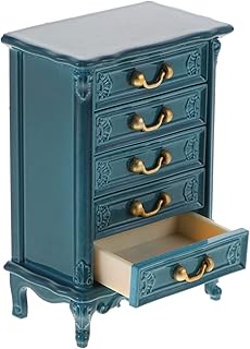 STOBOK Acessórios Para Casa De Bonecas Armário De Mobília Para Casa De Bonecas Mini Armário Em Miniatura Em Escala 1:12 Modelo De Armário De Madeira Acessórios Para Casa De Bonecas