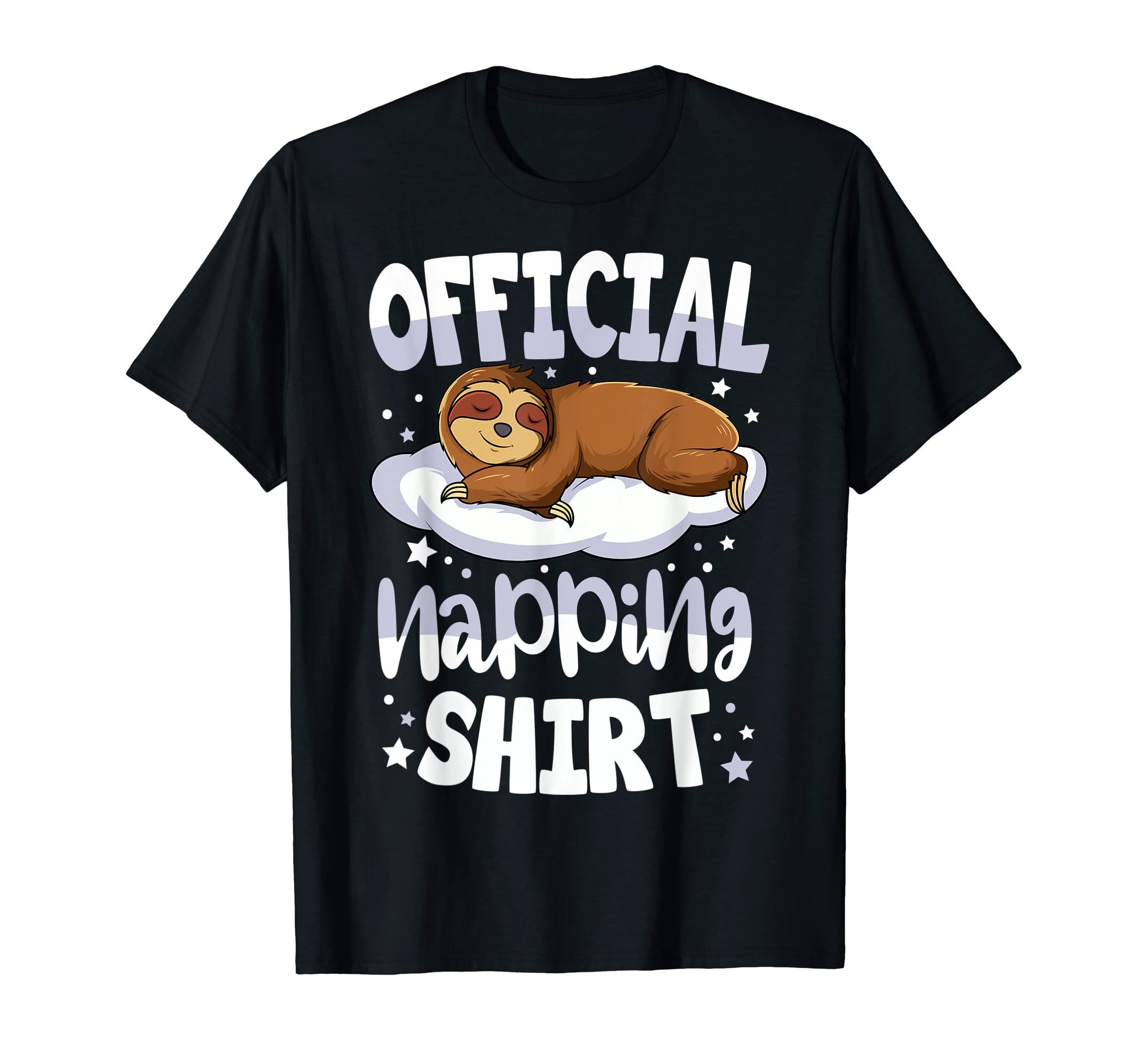 Sleeping Sloth Official Napping T-ShirtOEKO-TEX STANDARD 100