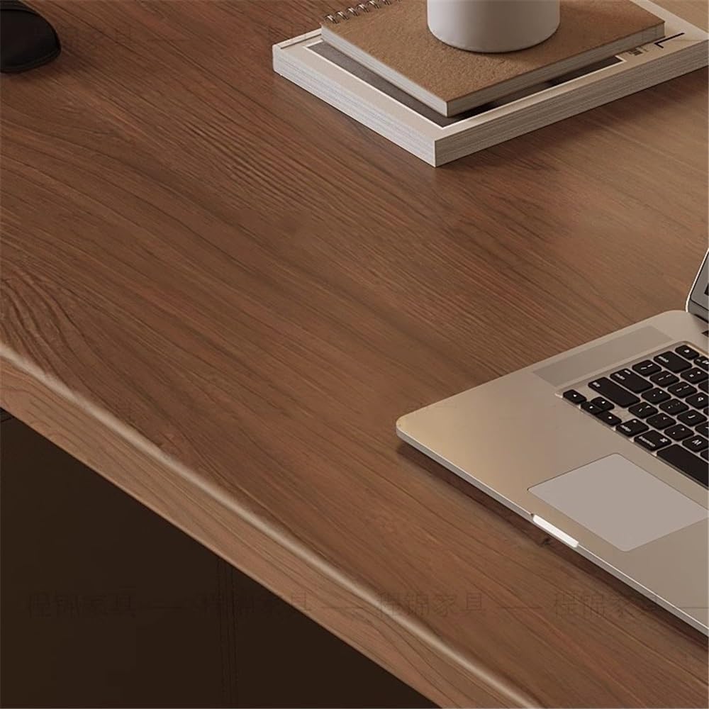 Table Bureau debout électrique avec plateau en noyer, hauteur réglable(S)