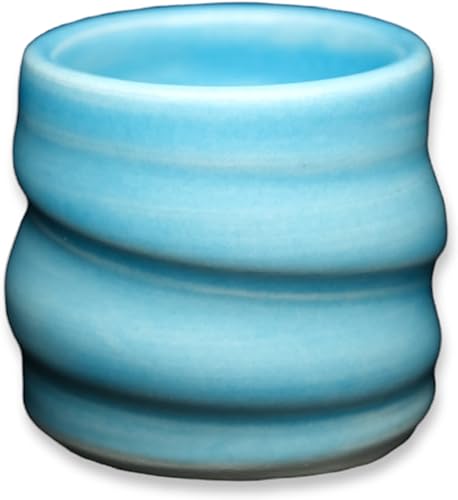 Miniatura 2 de Penguin Pottery - Serie Nantucket - Azul claro - Cono de esmalte de bajo fuego 06-04 para arcilla de bajo fuego - Cerámica esmaltada de cerámica (1