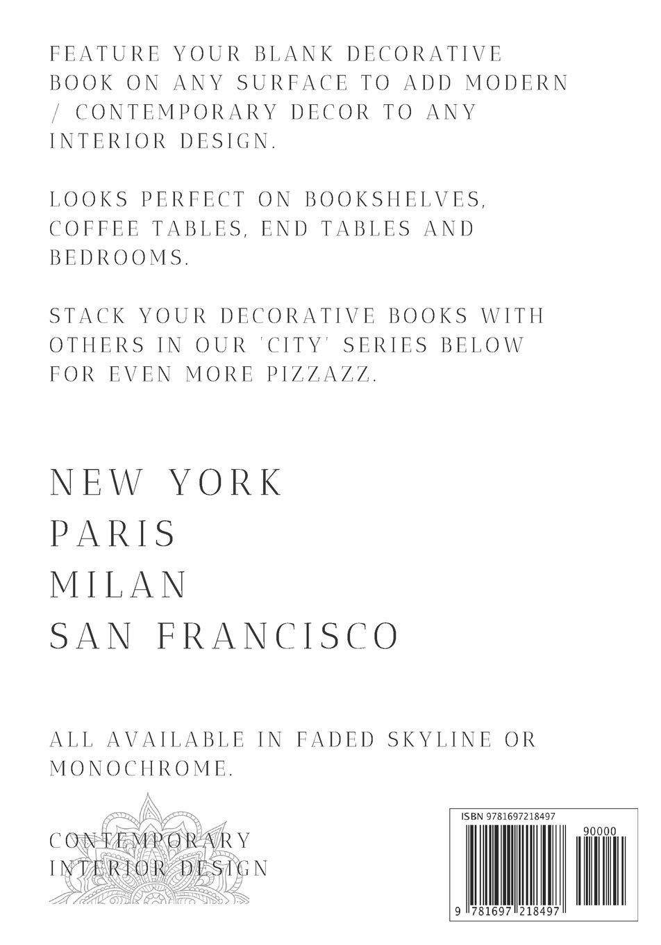 London: A decorative book for coffee tables, end tables, bookshelves and interior design styling | Stack city books to add decor to any room. ... for interior design savvy people (CITIES)