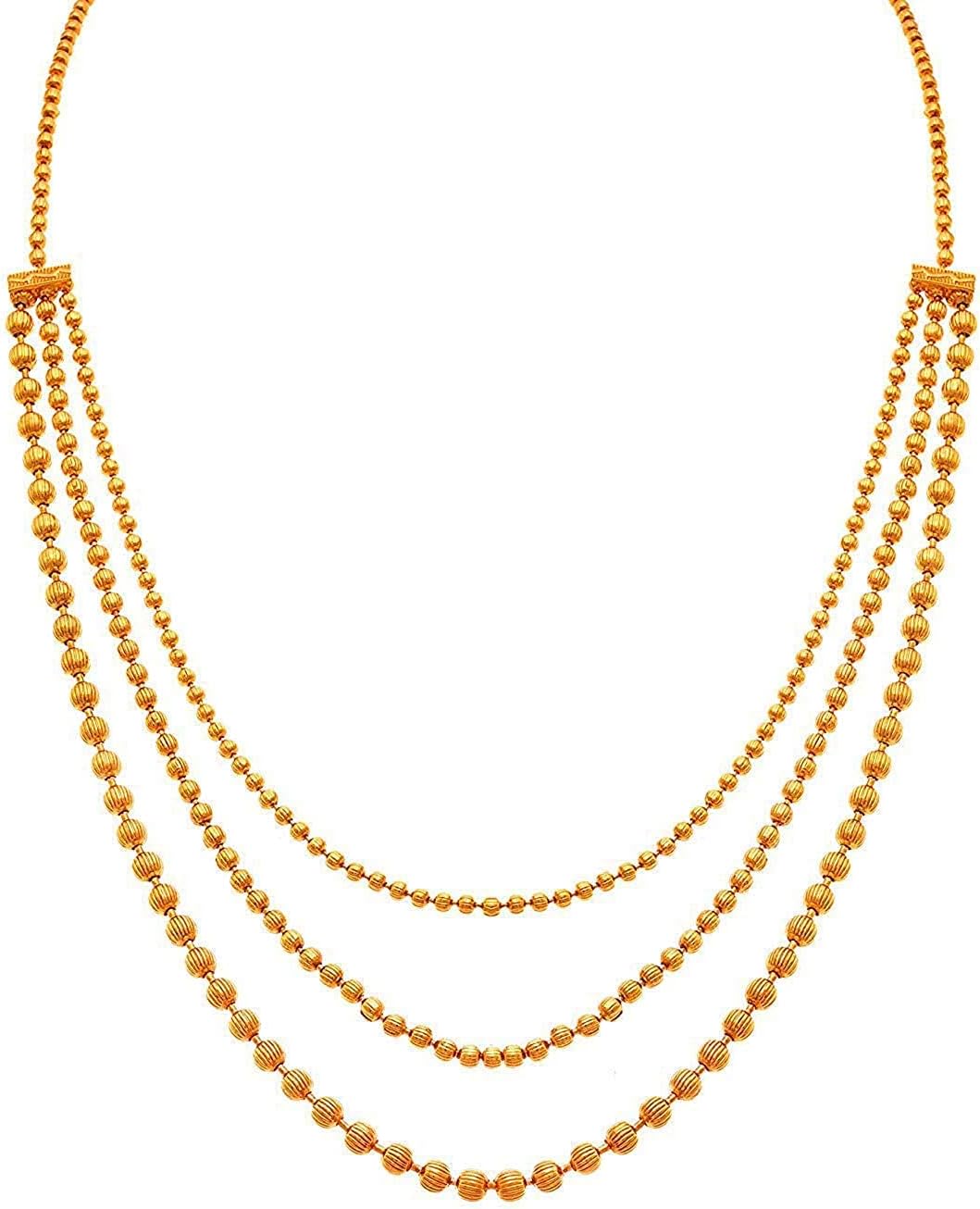 JFL - Jewellery for Less Gold Plated Necklace & Earrings Set for Women