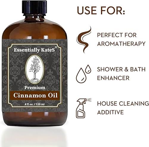 Miniatura 4 de Essentially KateS, aceite esencial de menta, 4 onzas con una guía del usuario detallada, un e-book y un gotero de vidrio