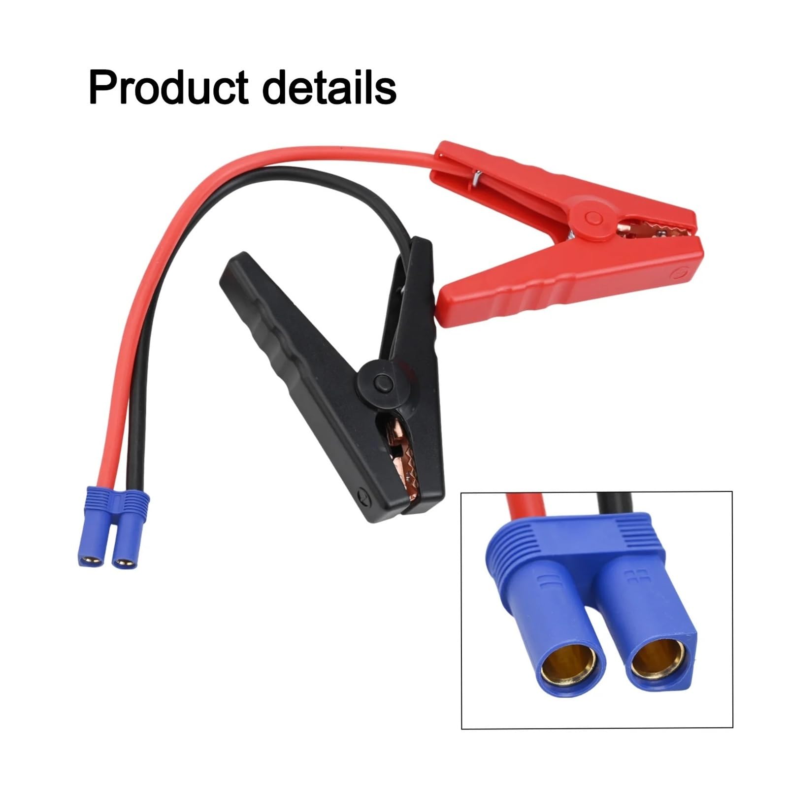 Ensemble de pinces de batterie de démarrage rouge et noir, connexion anti-inverse, clip d'entretien de véhicule pour démarreur de démarrage