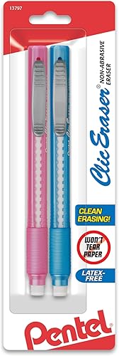 Miniatura 8 de Pentel Clic - Borrador retráctil con agarre paquete de 3