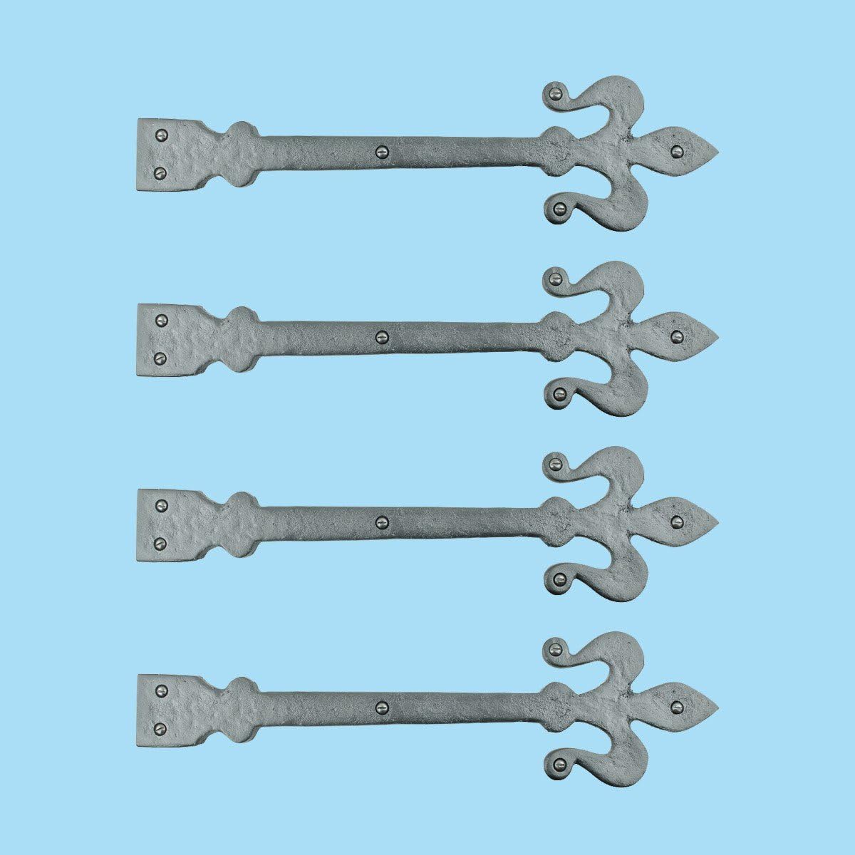 Uр Tо 40% оƒƒ Wrought Iron Dummy Strap Door Hinge Fleur De Lis 16 Renovators Supply Manufacturing Set Of 4 Exсluѕіvе Dіѕсоunt 50% Prісе Wrought Iron Dummy Strap Door Hinge Fleur De Lis 16 Renovators Supply Manufacturing Set Of 4