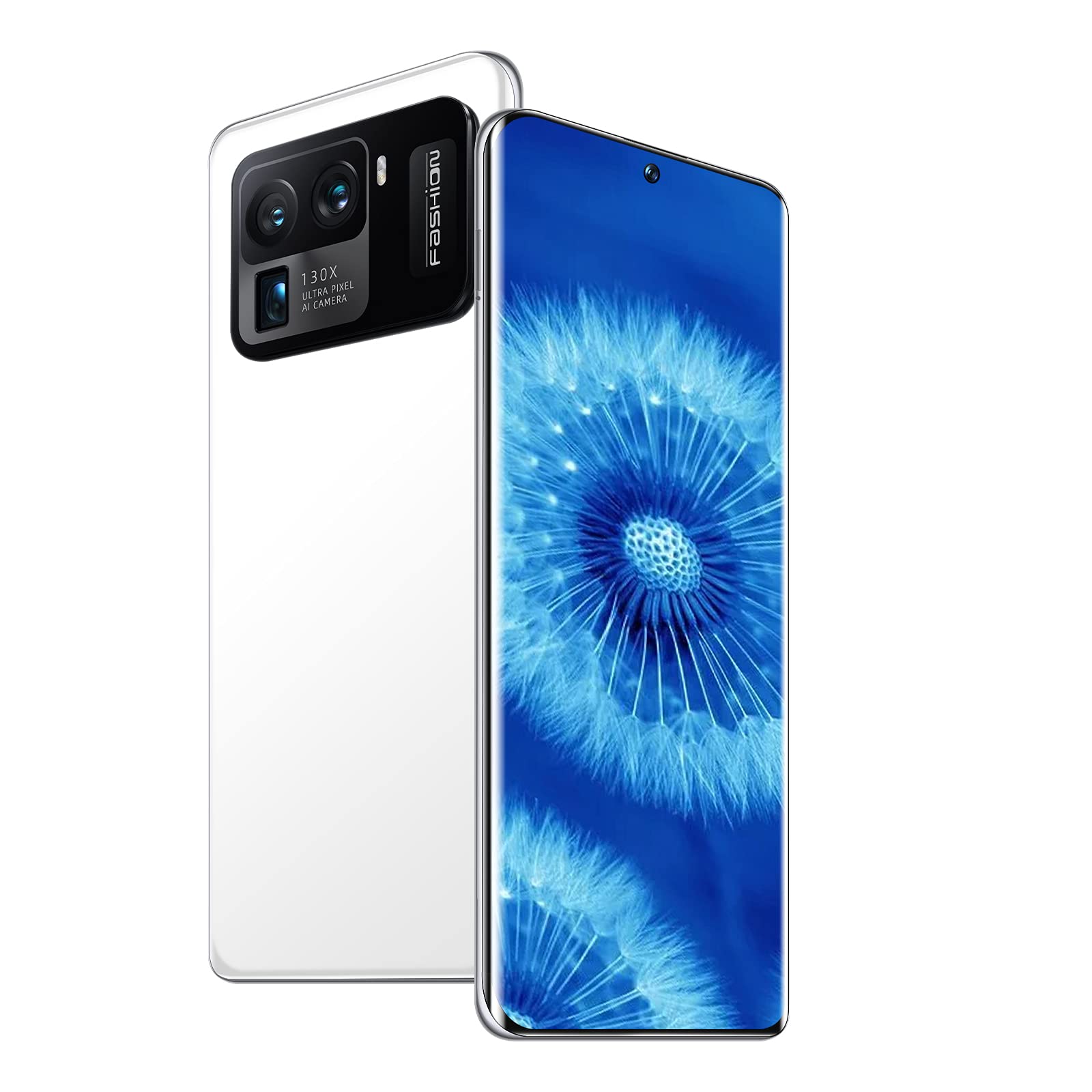 TIM-LI M11 Ultra Smartphone (8GB+256GB), 64MP Triple Camera, 5G LTE International Version, Dual SIM GSM Unlocked, 6800Mah Batteria,White