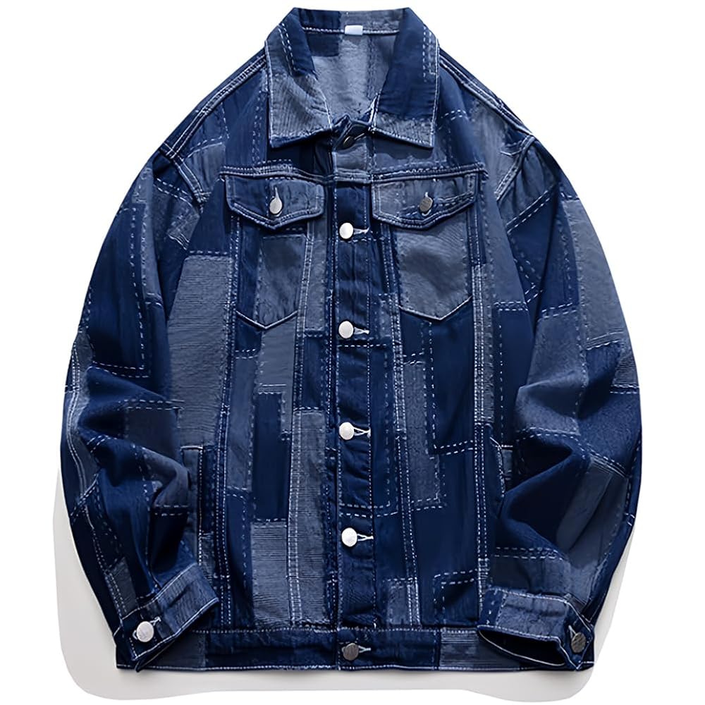 レトロアメリカンワッペンデニムジャケット　ブルー　【新品】 tb4751535_5.jpg