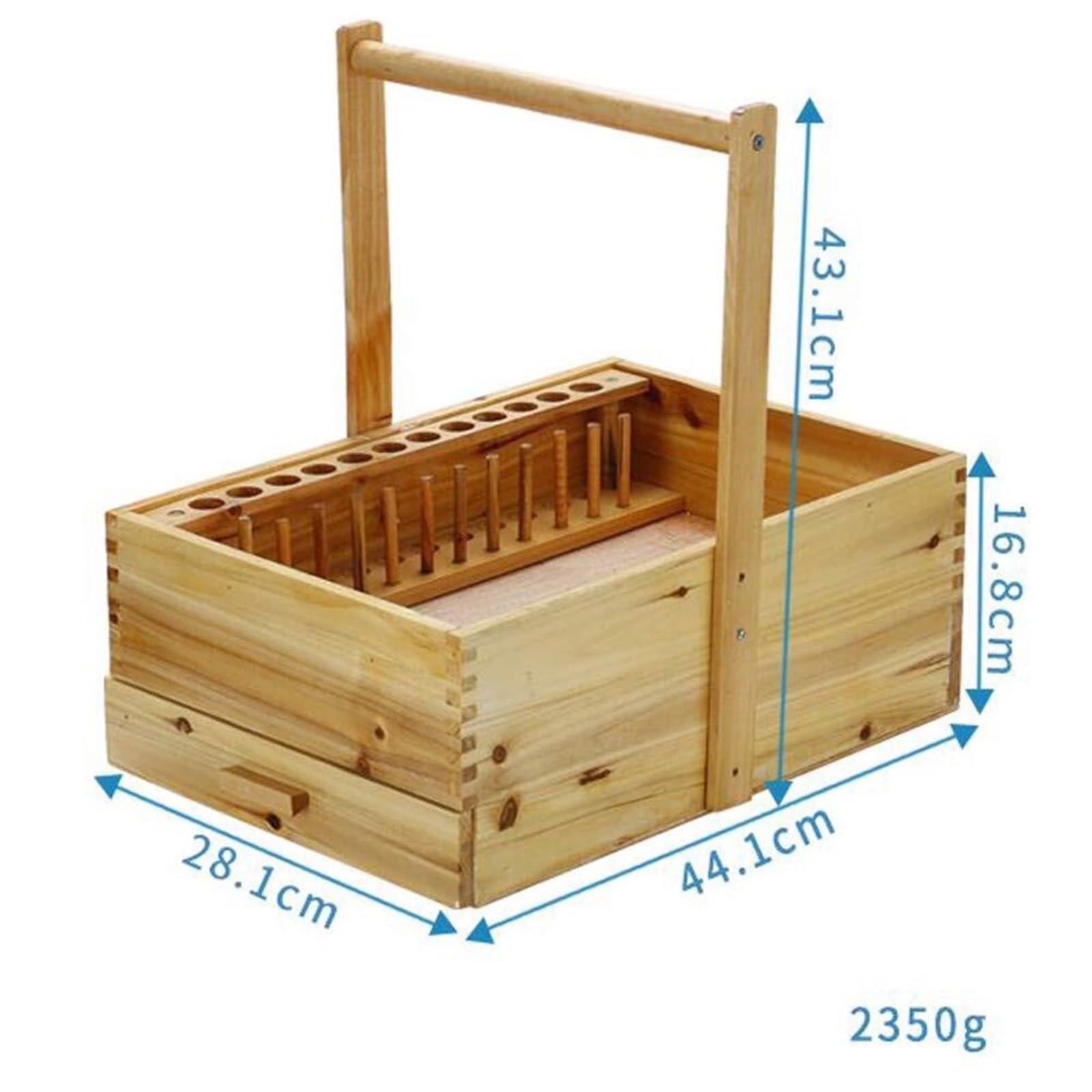 Experimentator für Flache Wurfbewegungen Physikalische Mechanik und Bewegung Experimentelle Ausrüstung Lehrmittel Tragbarer Reagenzkorb - Reagenzglasgestell aus Holz - Reagenzflasc