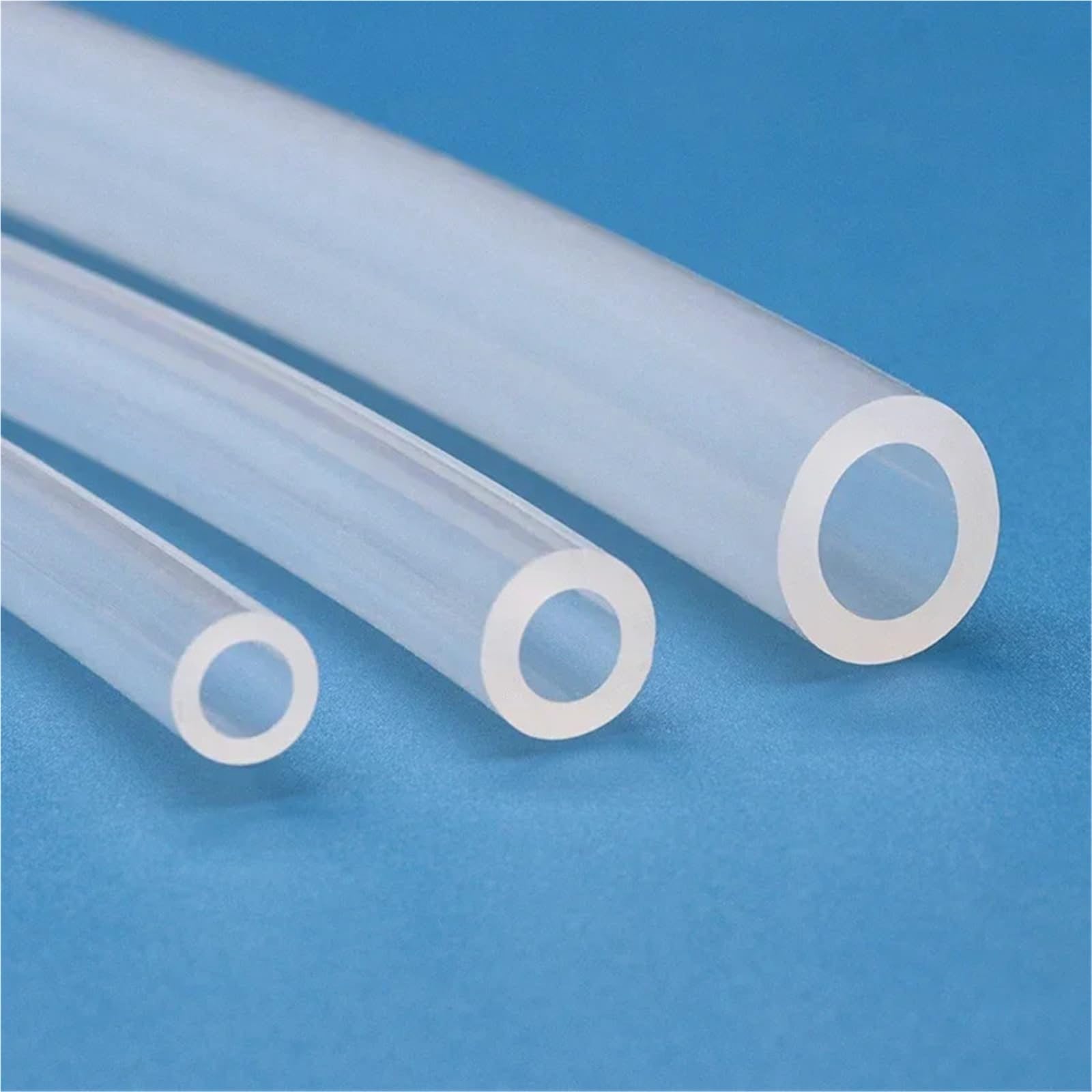 Manguera de silicona Manguera de goma silicona Flexible transparente 1/5/10M ID 0,5 1 2 3 4 6 7 8 9 10 12 13 14mm(5 Meters,ID 9mm x 14mm OD)