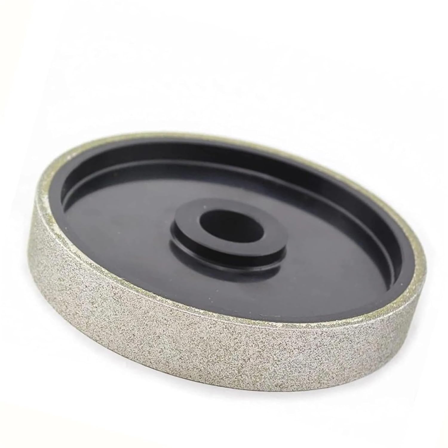 6 Inch Diamond Grinding Wheel 150x25x25.4mm Electroplated Parallel Jade Carbide Alloy Steel Grinding Tool with Reducing Sleeve(2000)