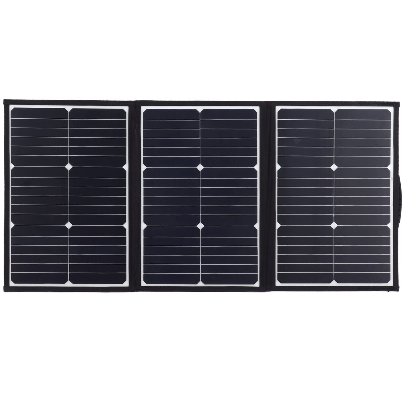 Kit de cargador de panel solar portátil de 60 W, impermeable, plegable, para camping, exterior, 3 enchufes, 18 V