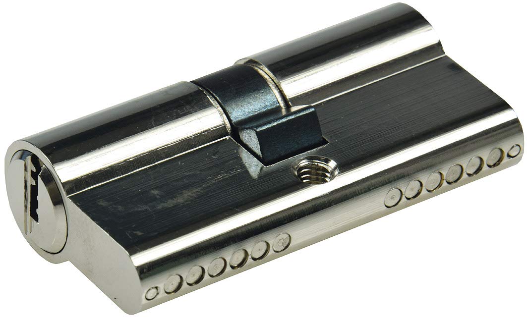 Juego cilindro cerradura 3x 60mm (30+30mm) 5 llaves