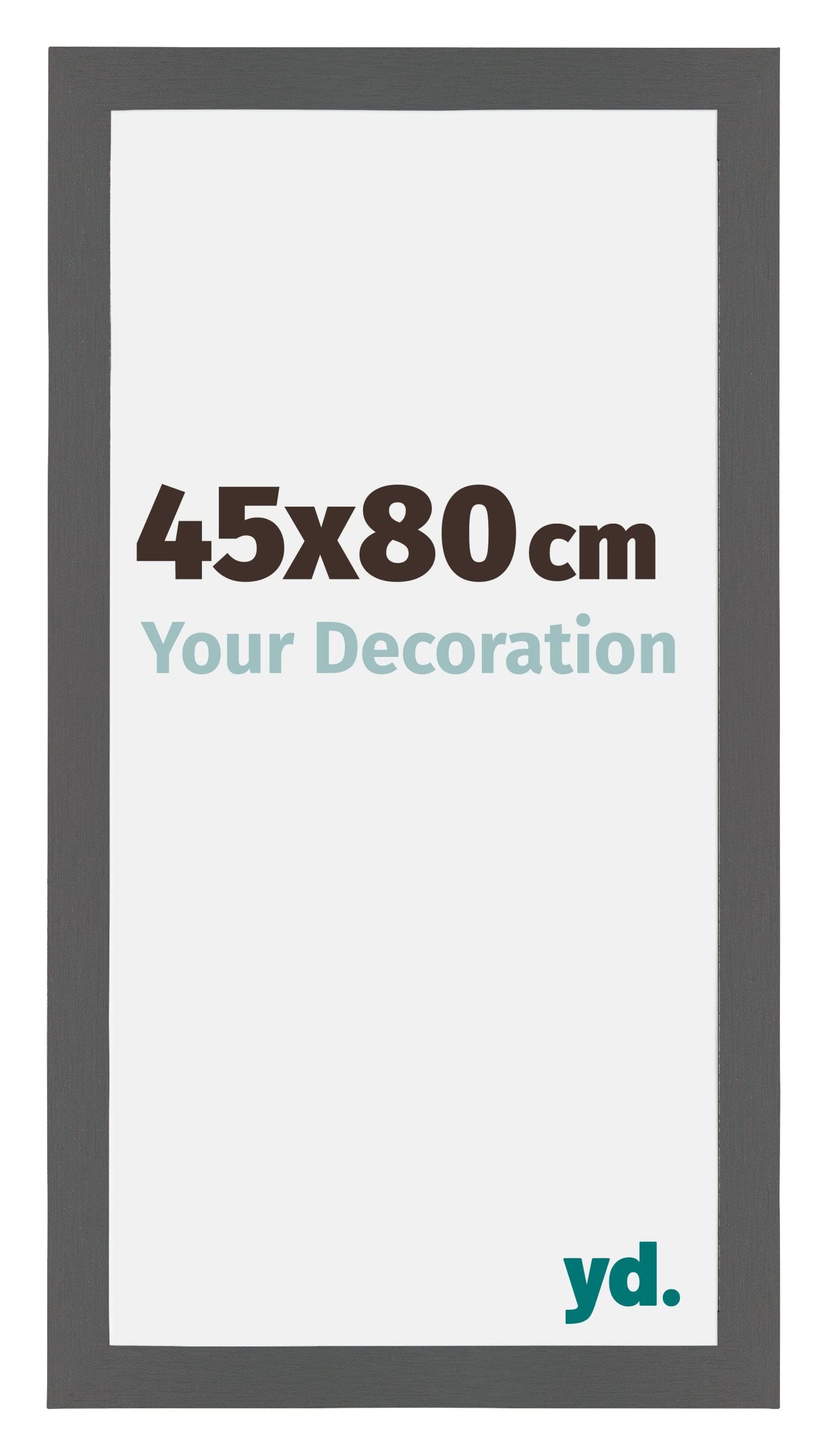 Your Decoration - Picture Frame 45x80 cm - Anthracite - Decorative Wall Frame in MDF with Antireflection - Frame 45x80 - Mura — image 1