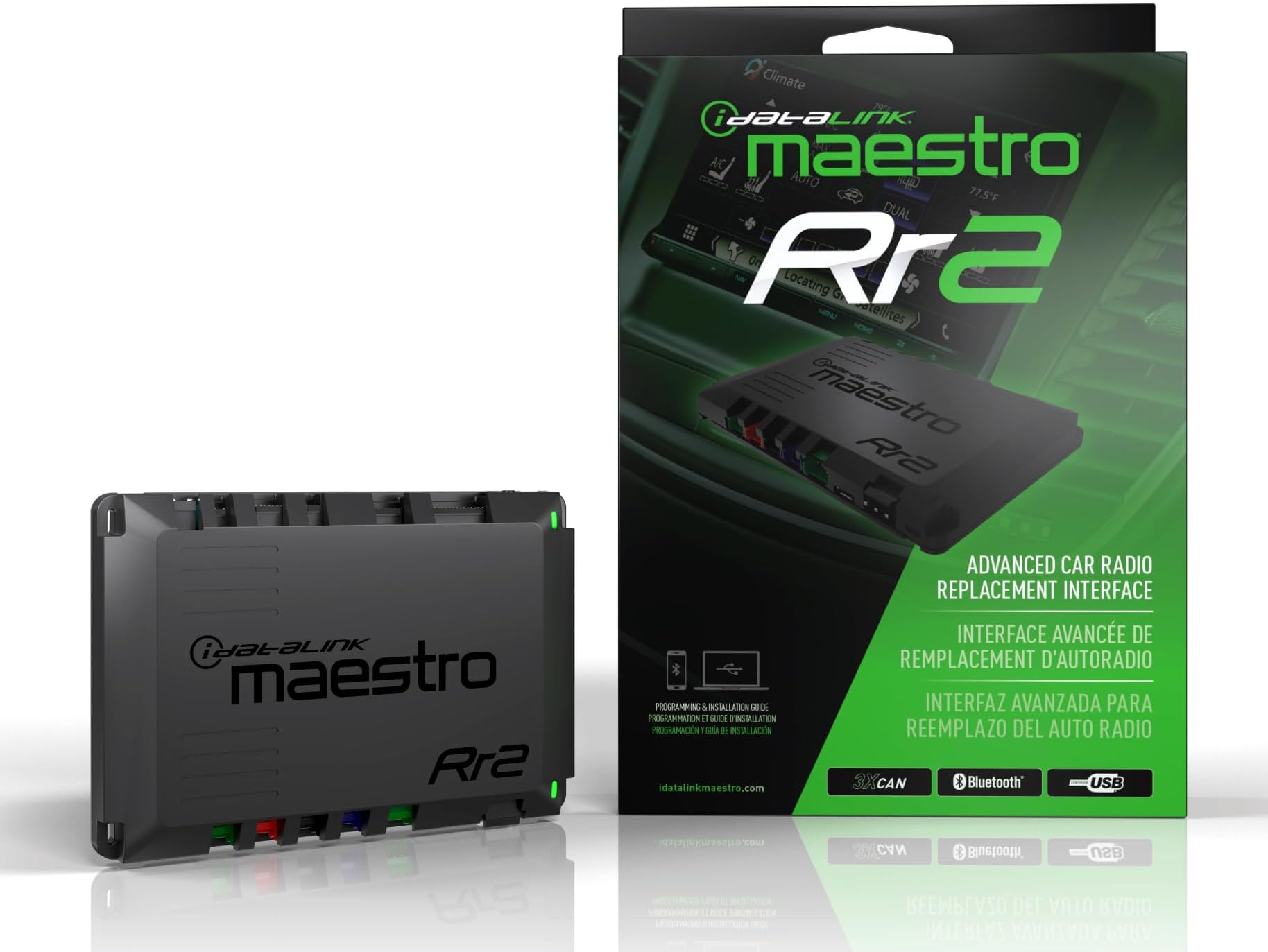 Idatalink Maestro ADS-MRR2 Universal Radio Replacement Interface Module - Retain Steering Wheel Audio Controls & Other Factory Features in Select Vehicles (Vehicle-Specific Acc-HU Harness Required)
