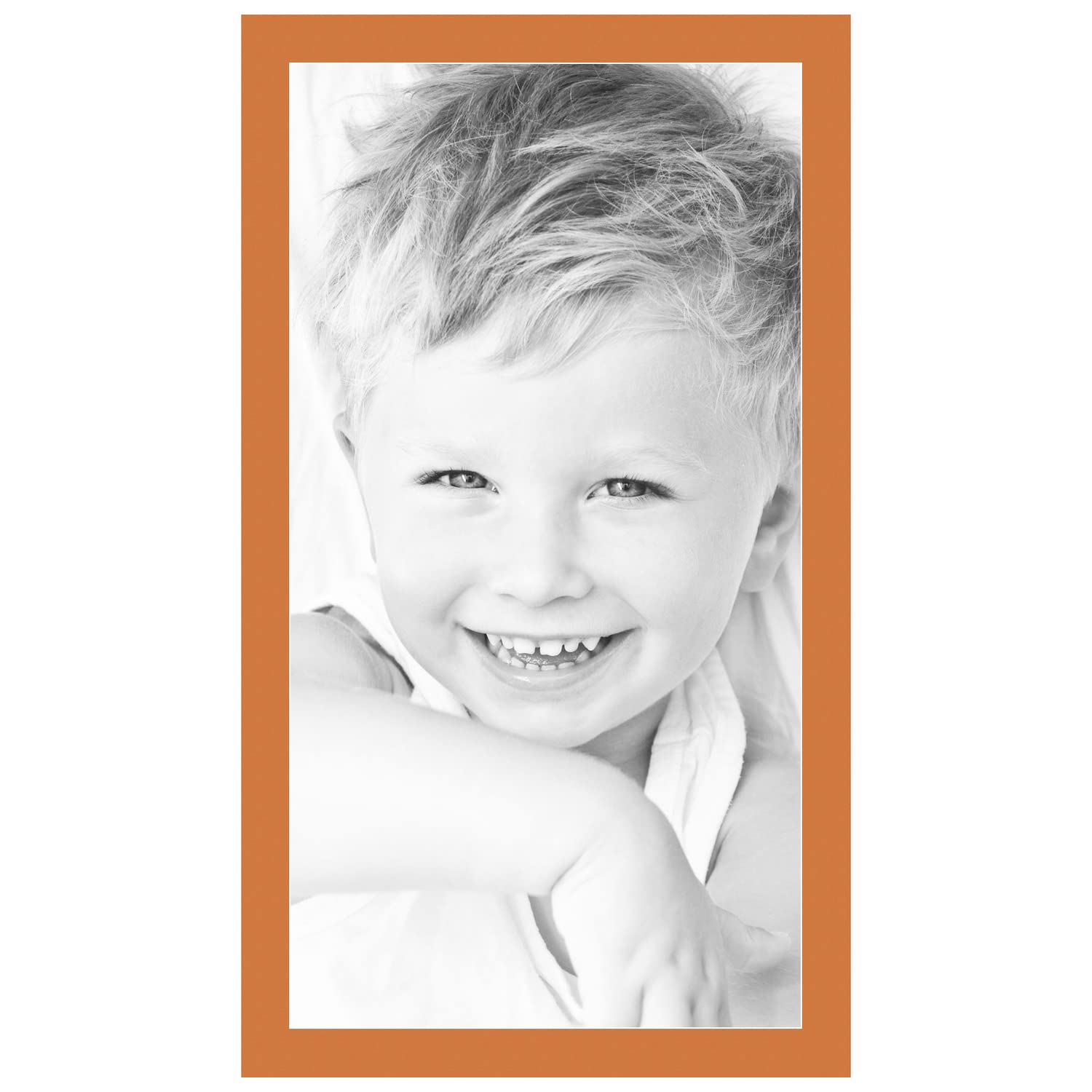18x34 Tangerine / Octoberfest Custom Mat for Picture Frame with 14x30 opening size (Mat Only, Frame NOT Included)