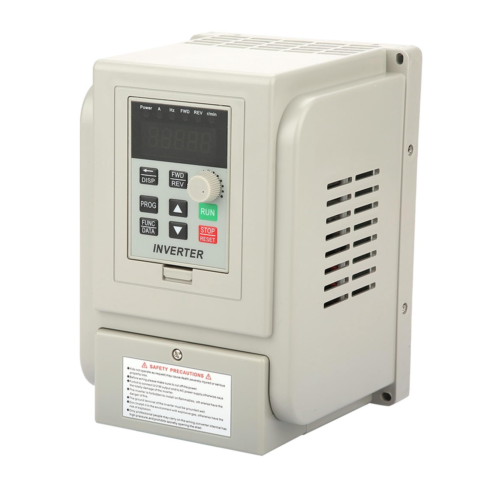AT1-2200X Contrôleur de Vitesse d'Entraînement à Fréquence Variable Single-Phase 220V AC pour Moteur Triphasé de 2,2 kW