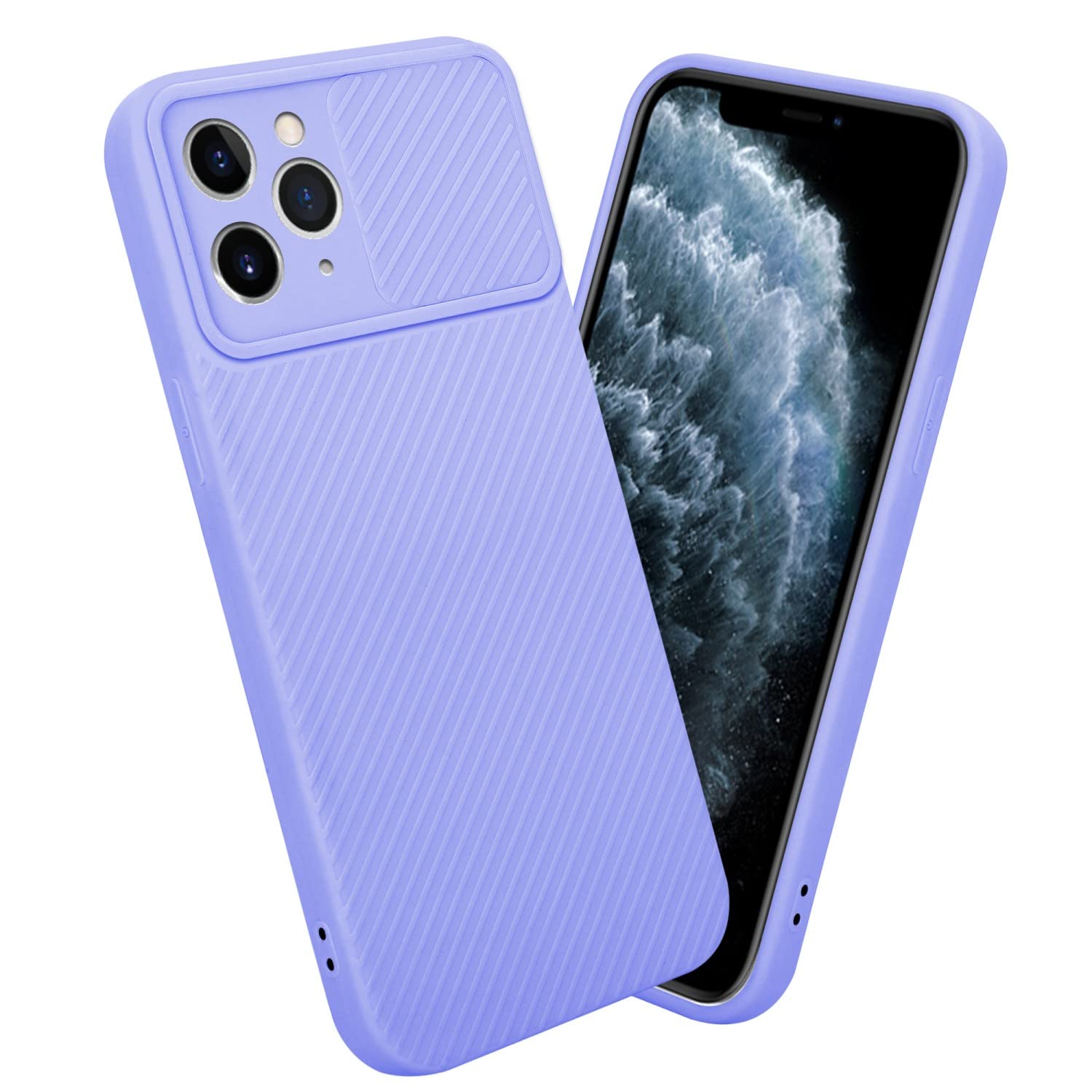 Cadorabo Custodia compatibile con Xiaomi RedMi NOTE 10 PRO in Glossy Viola - Oro - Coperchio protettivo in silicone TPU flessibile e con protezione per la fotocamera