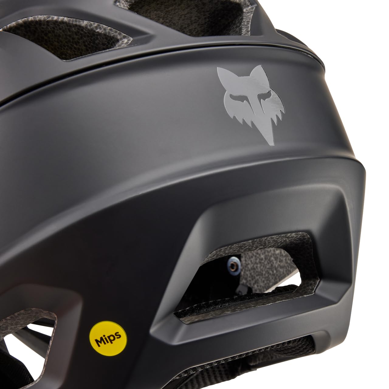 Fox Racing - Casco Proframe Negro Mate, Cascos, Ciclismo de montaña
