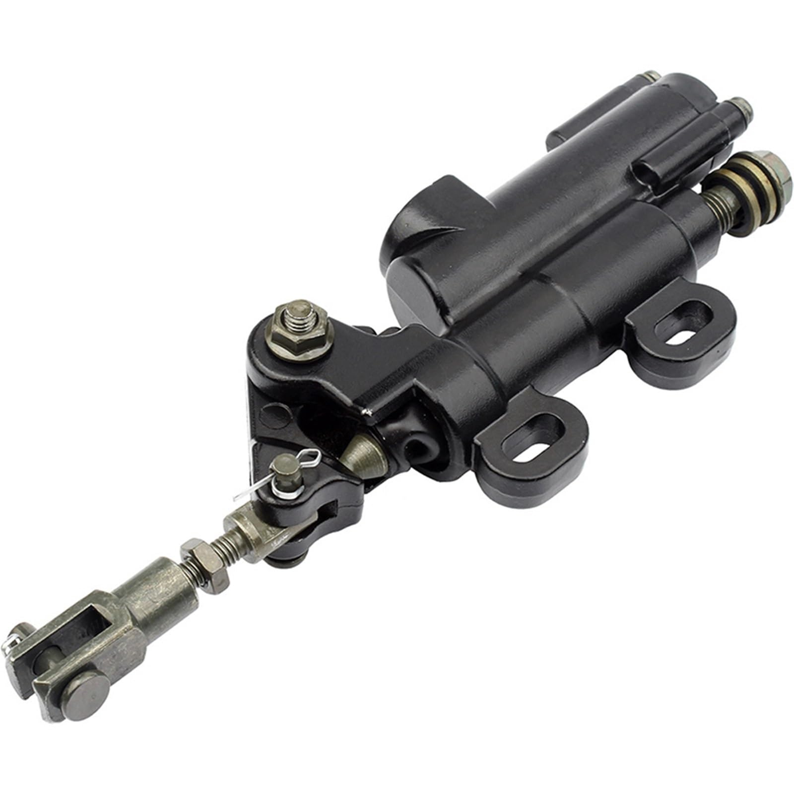 HYDBCNP Forward Brake Pump Motorcycle Rear Brake Pump Fit for Suzuki Motorcycle Rear Hydraulic Master Cylinder Folding Modified Brake Foot Pump