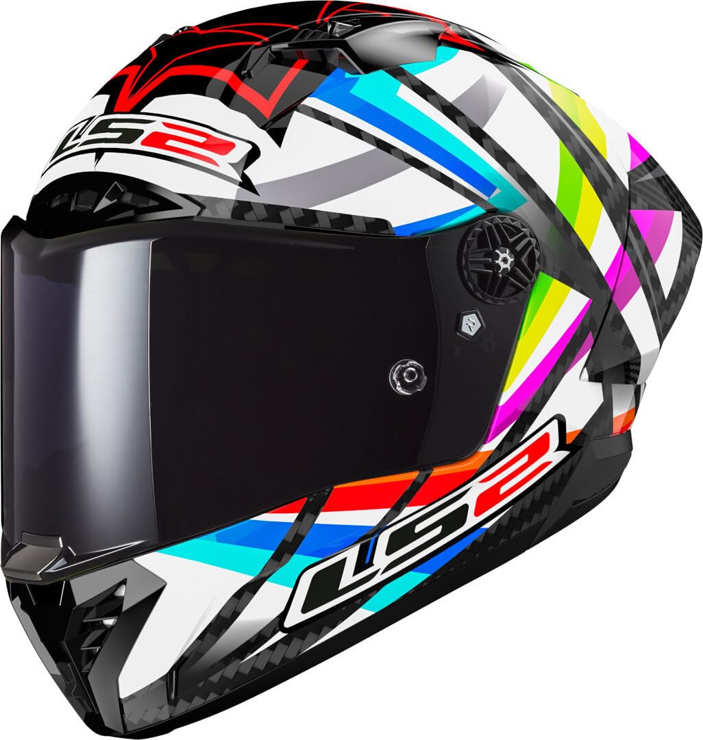 LS2, Casco Moto Integrale THUNDER GP AERO FLASH Black, M