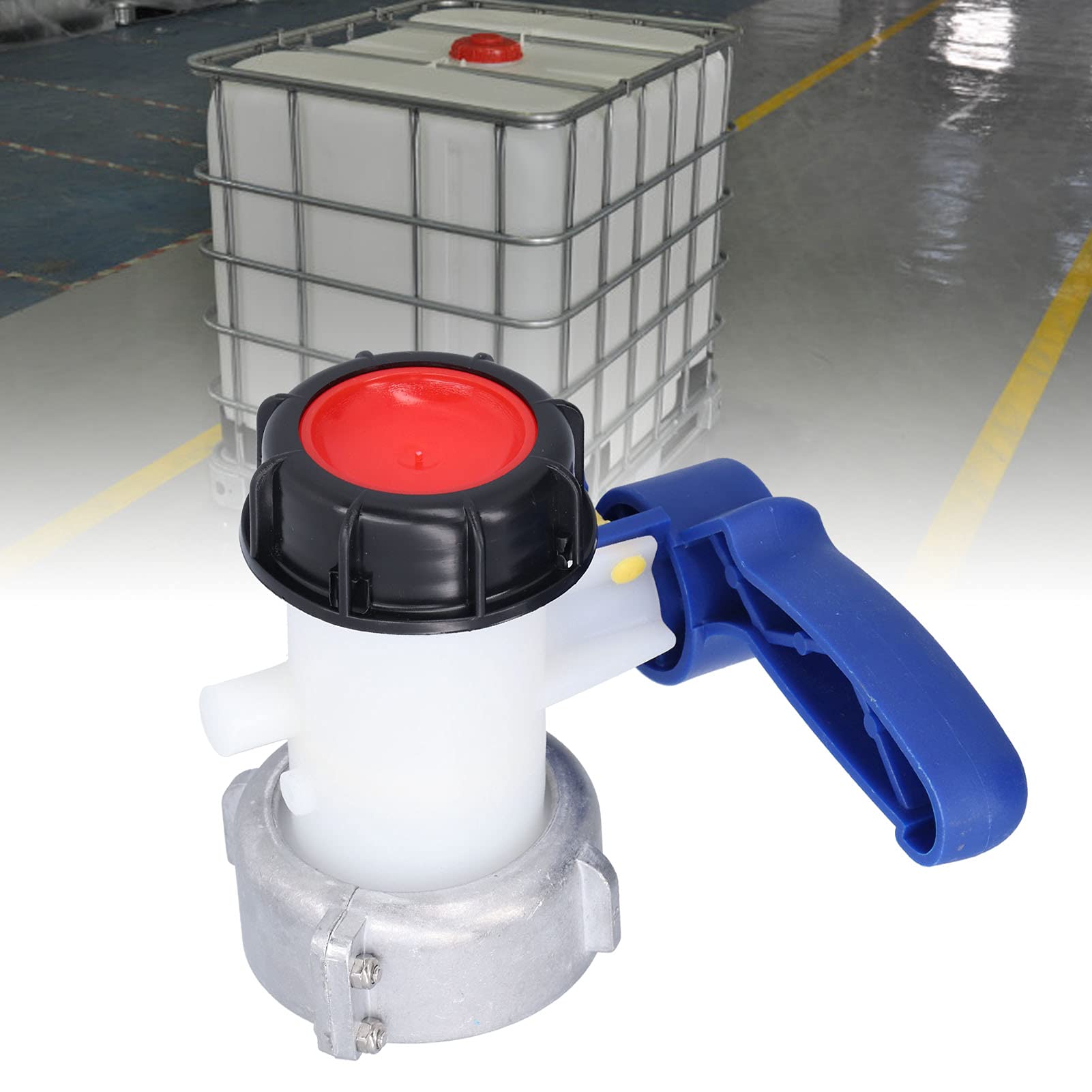 Butterfly Valve Tap, IBC Tank Adapter Adapter Outlet Control Connecteur Remplacement DN50 pour Le réservoir IBC, Barreaux Chimiques