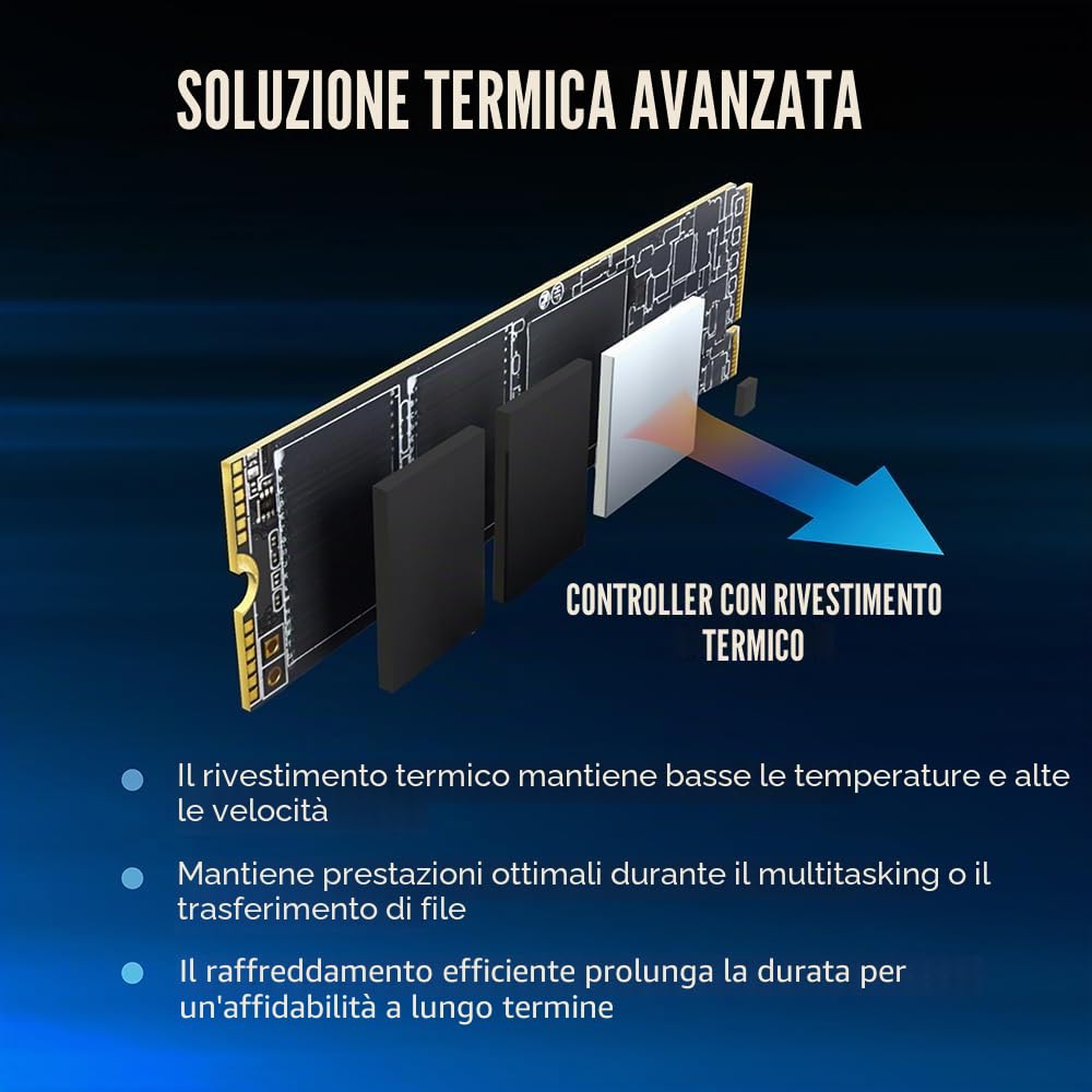 PNY CS2140 1TB M.2 NVMe Gen4 SSD interno