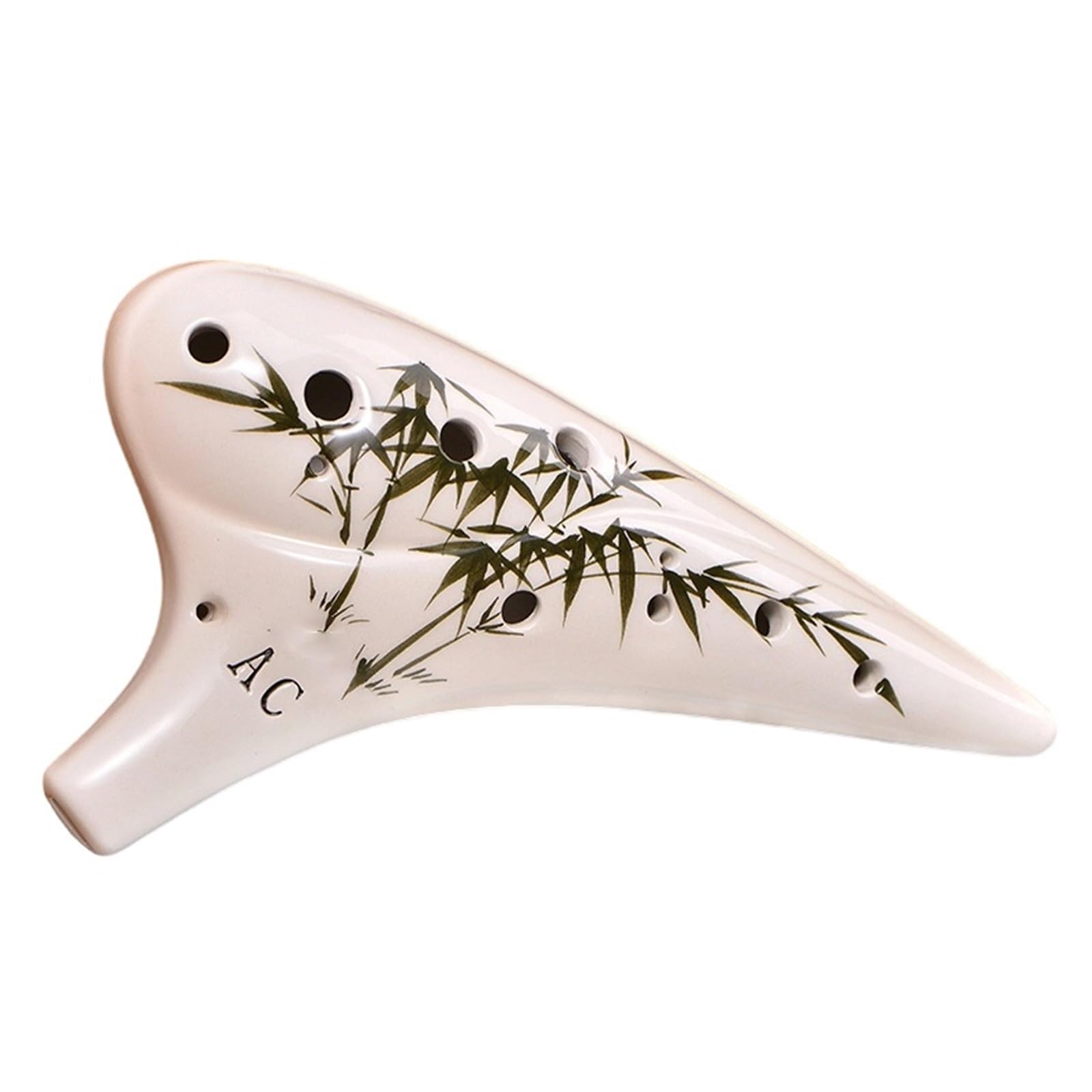 Ocarina In Ceramica Ocarina A 12 Fori Con Chiave AC Per Principianti Strumento Professionale In Do Contralto(3/4)