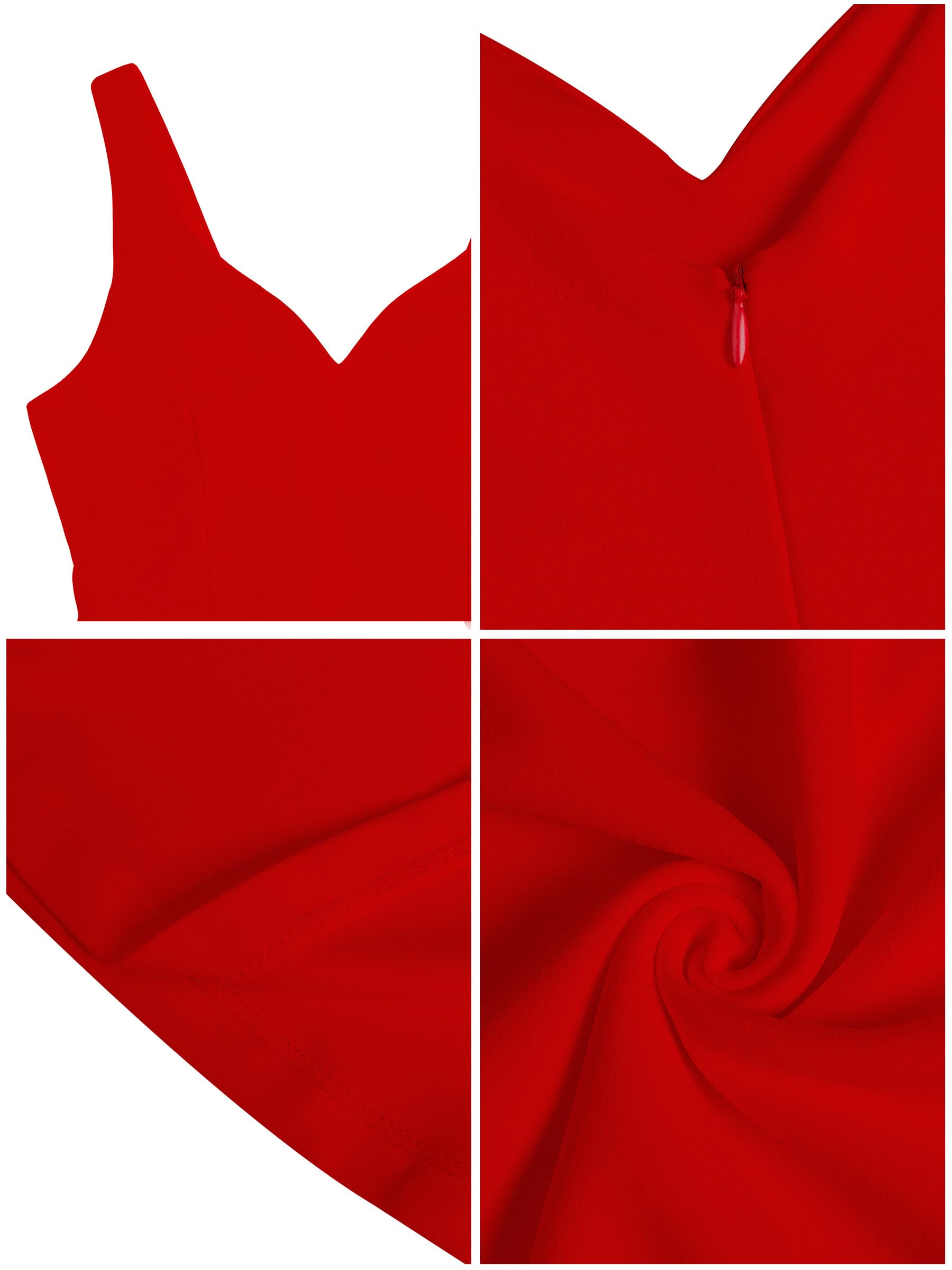 Missufe Vestido de cóctel para mujer, vestido de fiesta, vestido de noche, vestido de verano, minivestido rockabilly, líneas A, swing elegante