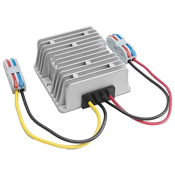 120W Voltage Regulator Buck Converter 48V Step-Down to 12V 10A Waterproof Voltage Reducer for Golf Cart Power Module LED Strip Light (36V/48V to 12V 20A)