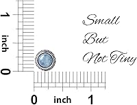 Vista 68 de Real Crystal Birthstone Sterling Silver Stud Earrings Jewelry for Women Fashion Trendy Western 925 Antiqued Boho Handmade Best Gift for Her keenove