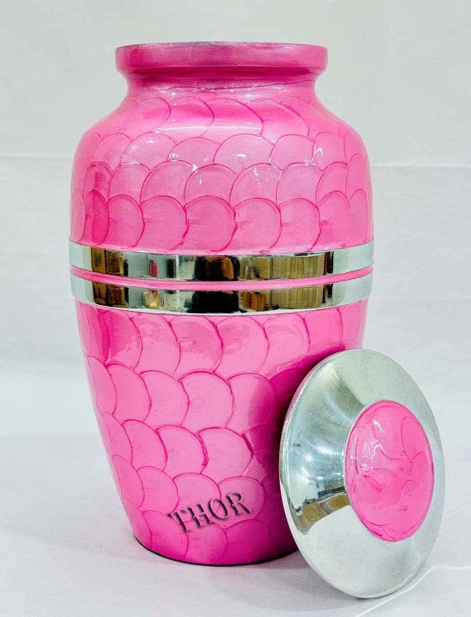 Humming Cremation Urn for Human Ashes Adult Female for Funeral Burial & Home for Adult Large Urns for Mom & Cremation Urns for Women Urns for Decorative for (Pink)