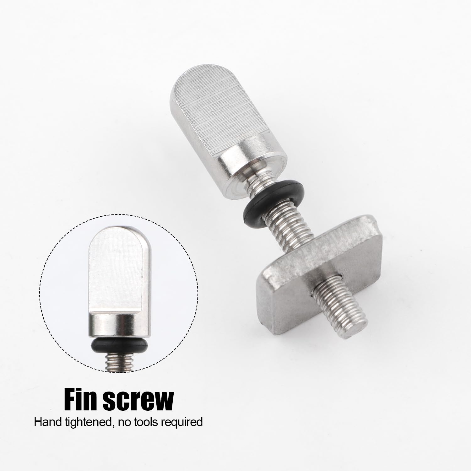 Amazon.com : PEUTIER 6pcs 316 Stainless Steel Fin Screws, No Tool