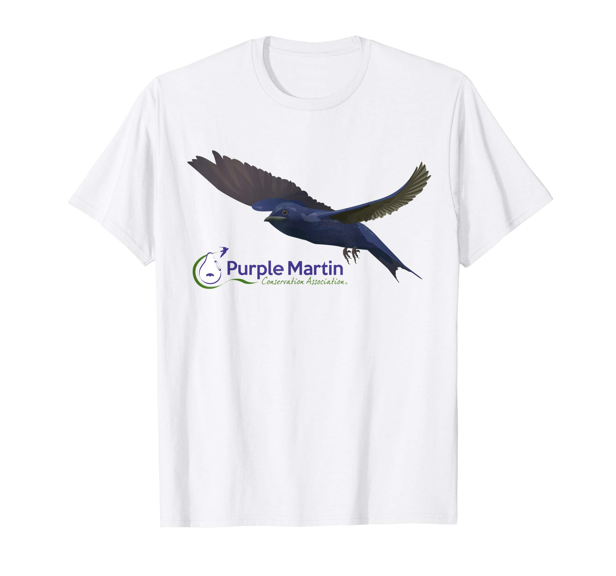 Purple Martin Conservation AssociationPurple Martin and PMCA Logo 2-SIDED! T-ShirtOEKO-TEX STANDARD 100