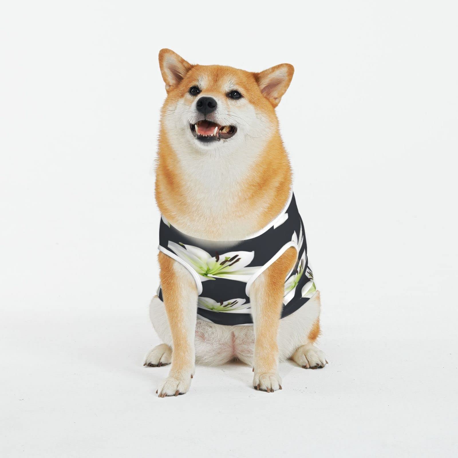 Chemise d'été haut de gamme pour grand chien Beautiful-Lilies 5XL