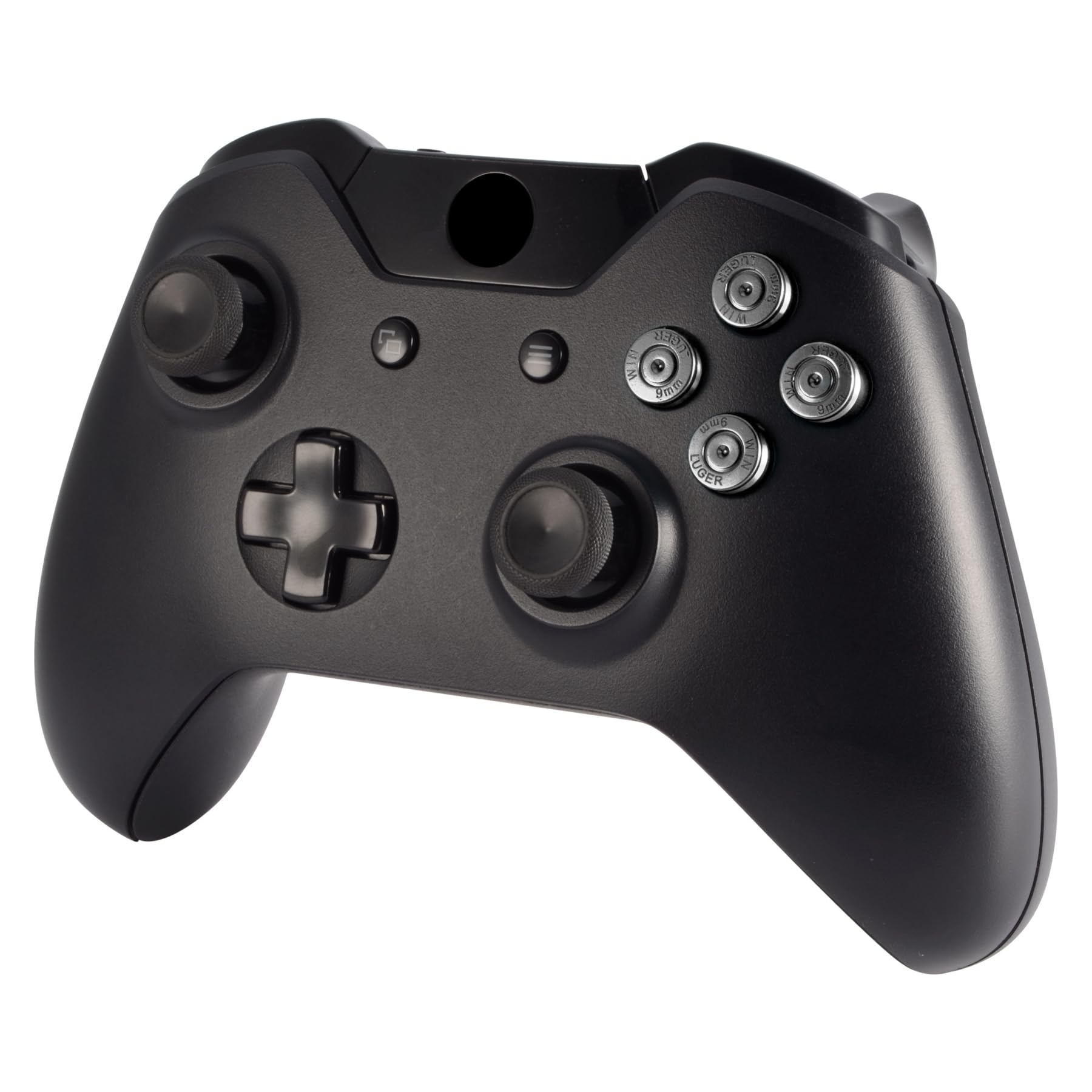 eXtremeRate Boutons ABXY de Remplacement pour Xbox One S/Xbox One X/Xbox One Elite/Xbox One Elite Series 2/Xbox One Standard, Boutons ABXY en Aluminium Noir