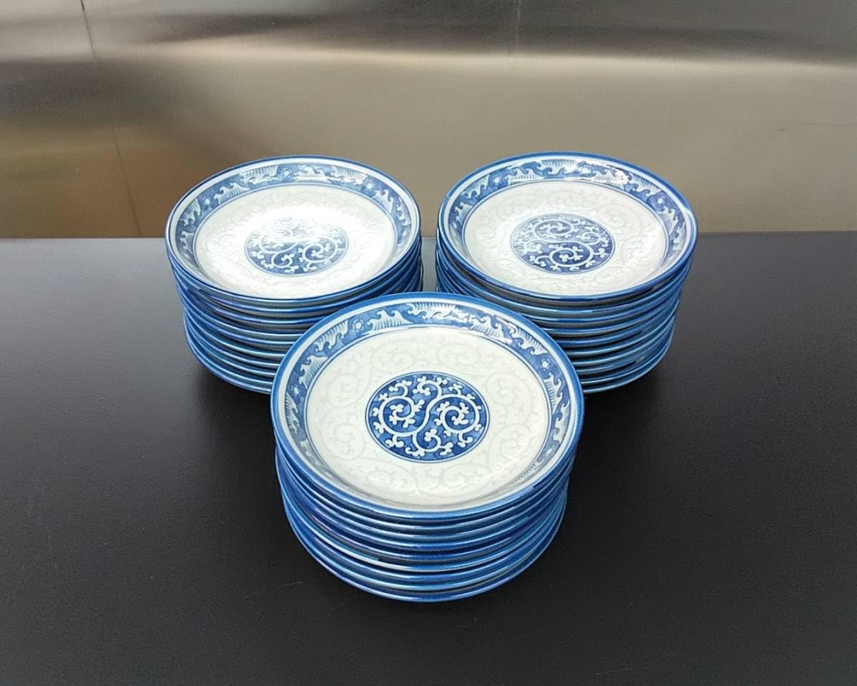 NO.62　波皿4枚セット NO.62波皿4枚セット